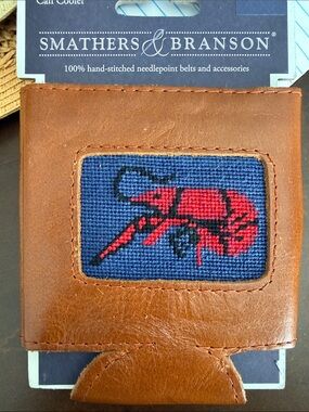 NEW Smathers & Branson hand stitched coozie